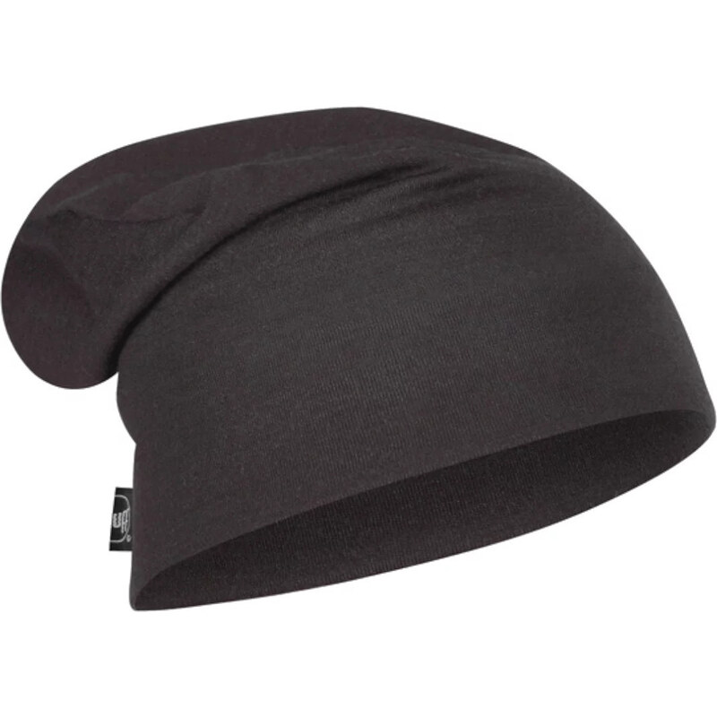 Tmavě šedá čepice Buff Merino Heavyweight Beanie