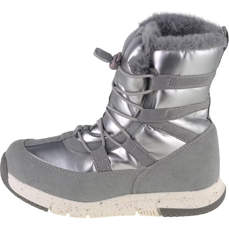 STŘÍBRNÉ DÍVČÍ SNĚHULE BIG STAR KIDS SNOW BOOTS KK374171 Stříbrná