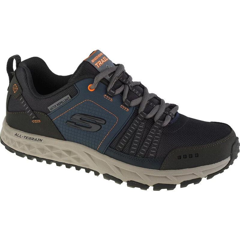 Černo-modré pánské tenisky Skechers Escape Plan Tmavě modrá