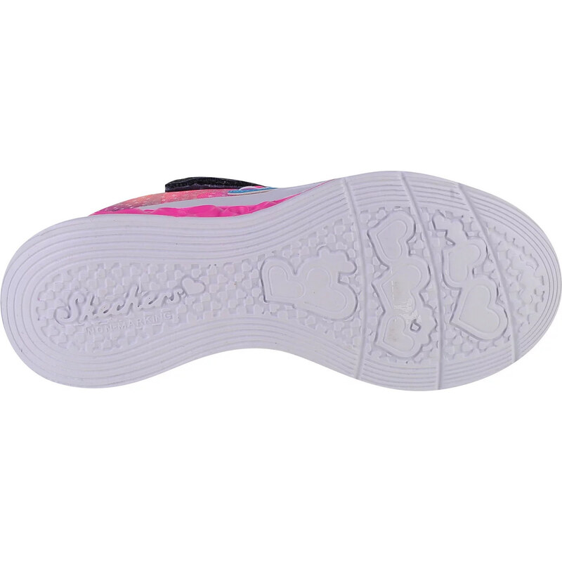 BAREVNÉ DÍVČÍ SVÍTÍCÍ TENISKY SKECHERS FLUTTER HEART LIGHTS Barevná