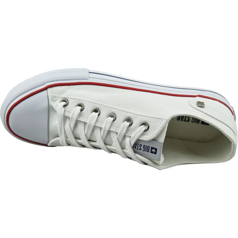 BÍLÉ DÁMSKÉ PLÁTĚNÉ TENISKY BIG STAR SHOES DD274336 Bílá