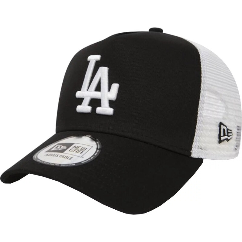 Černo-bílá kšiltovka New Era Los Angeles Dodgers MLB Clean Cap Černá 85884427