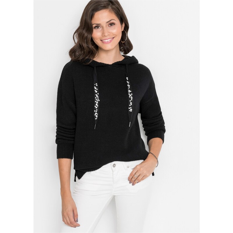 bonprix Oversize svetr černá Žena