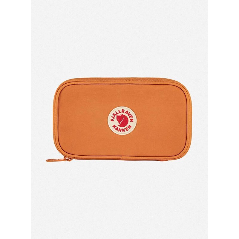 Peněženka Fjallraven Kanken Travel Wallet oranžová barva, F23781.206-206