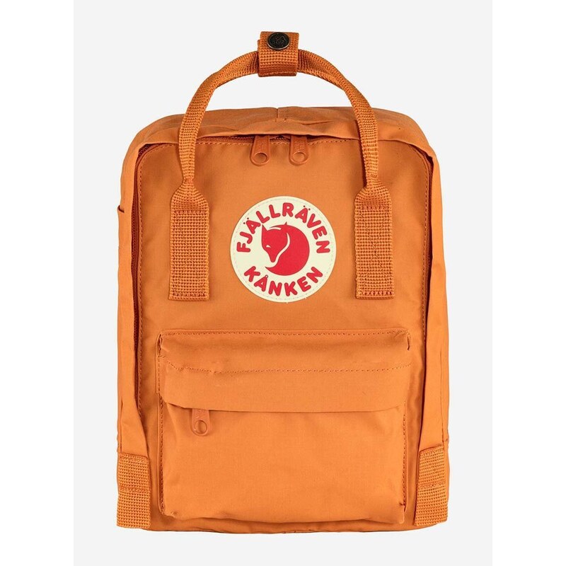 Batoh Fjallraven Kanken Mini oranžová barva, malý, s aplikací, F23561.206-206