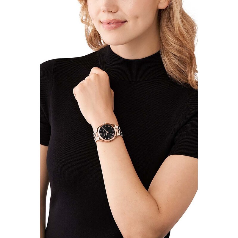 Hodinky Michael Kors růžová barva