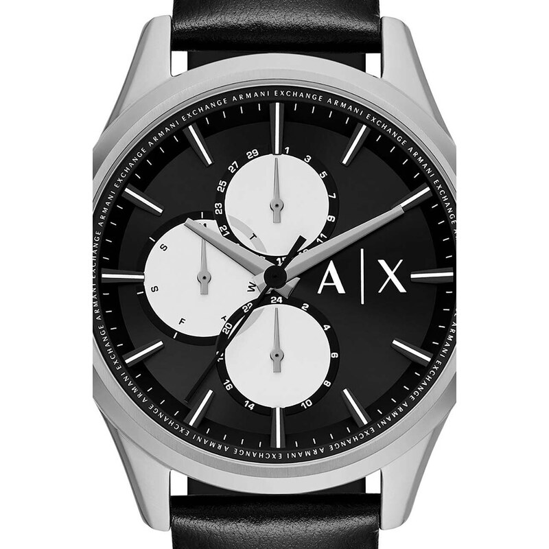 Hodinky Armani Exchange stříbrná barva