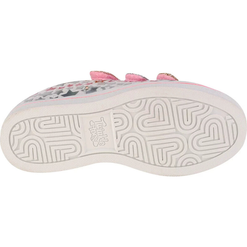 TŘPYTIVÉ SVÍTÍCÍ TENISKY SKECHERS SPARKLE RAYZ-STAR BLAST Růžová