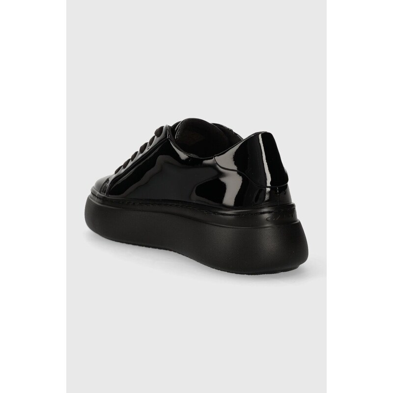 Kožené sneakers boty Gant Jennise černá barva, 27531394.G00