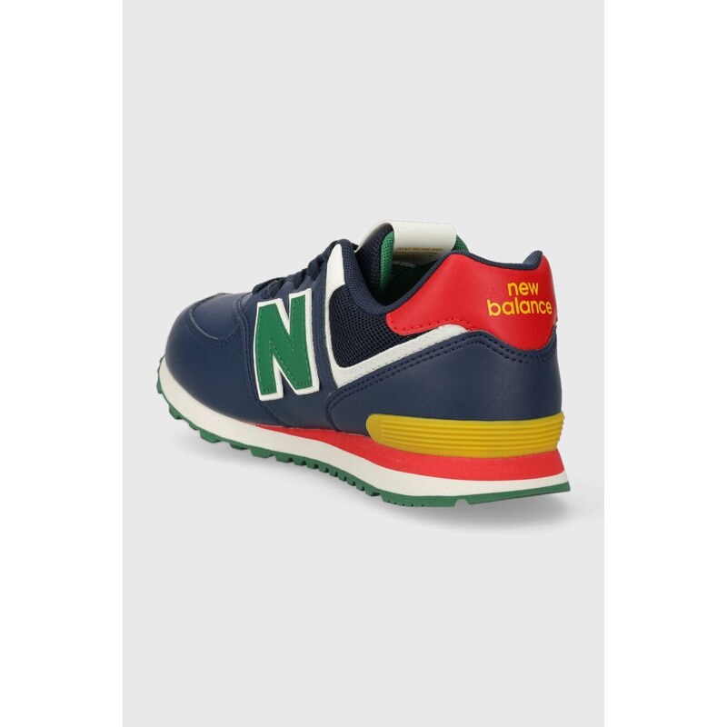 Dětské sneakers boty New Balance GC574CT tmavomodrá barva