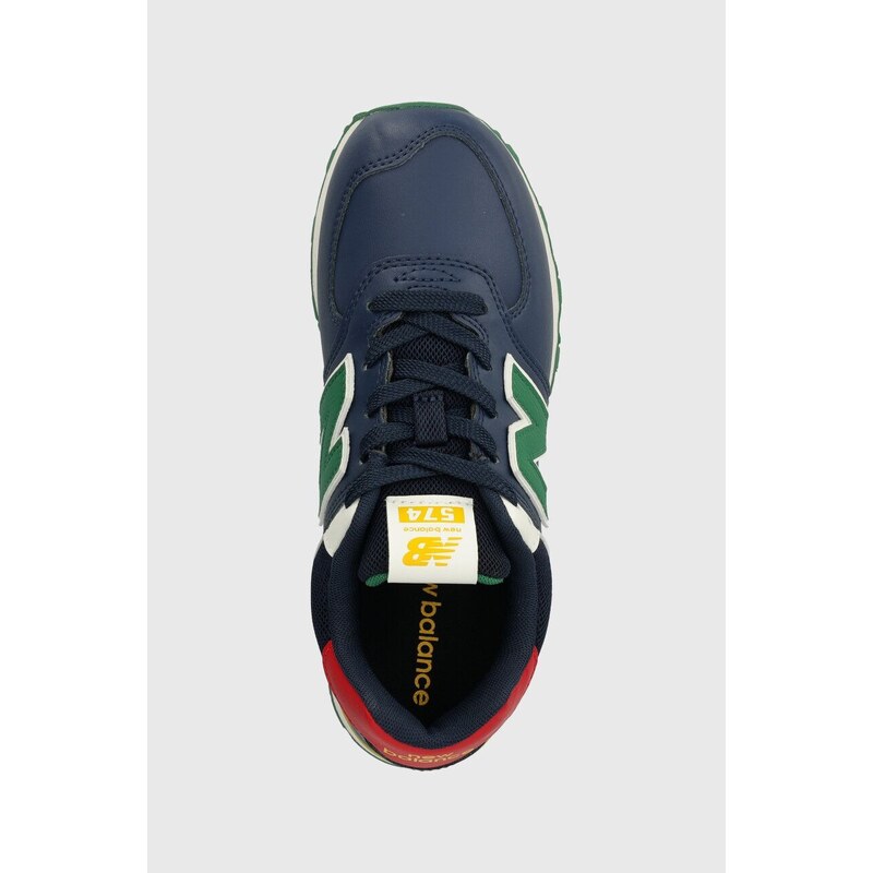 Dětské sneakers boty New Balance GC574CT tmavomodrá barva