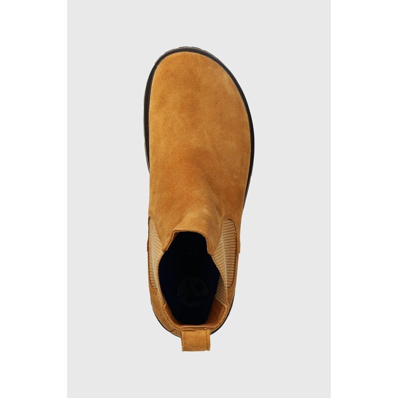 Semišové boty Birkenstock 1025745 pánské, hnědá barva, Highwood