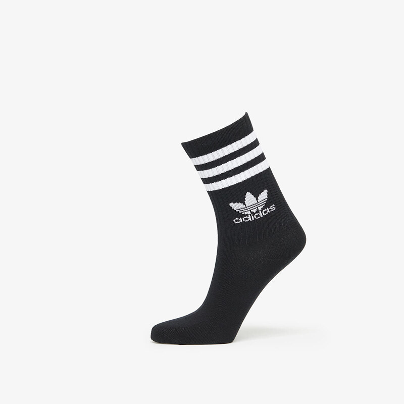 Pánské ponožky adidas Originals Crew Sock 3 - pack Black