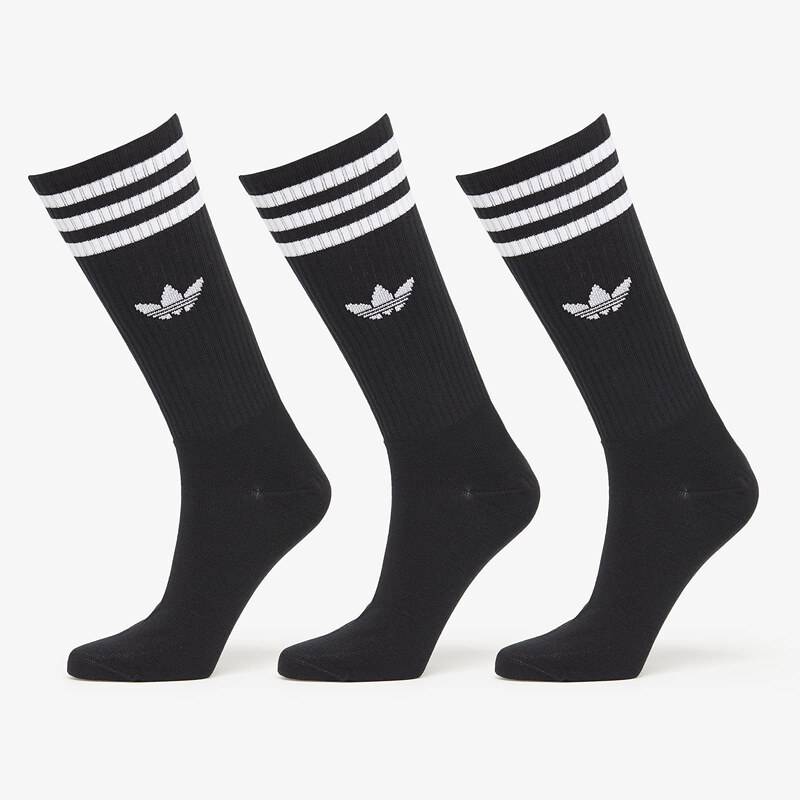 adidas Originals Pánské ponožky adidas High Crew Sock 3-pack Black