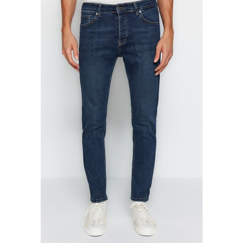 Trendyol Navy Blue Skinny Fit Jeans Denim Trousers