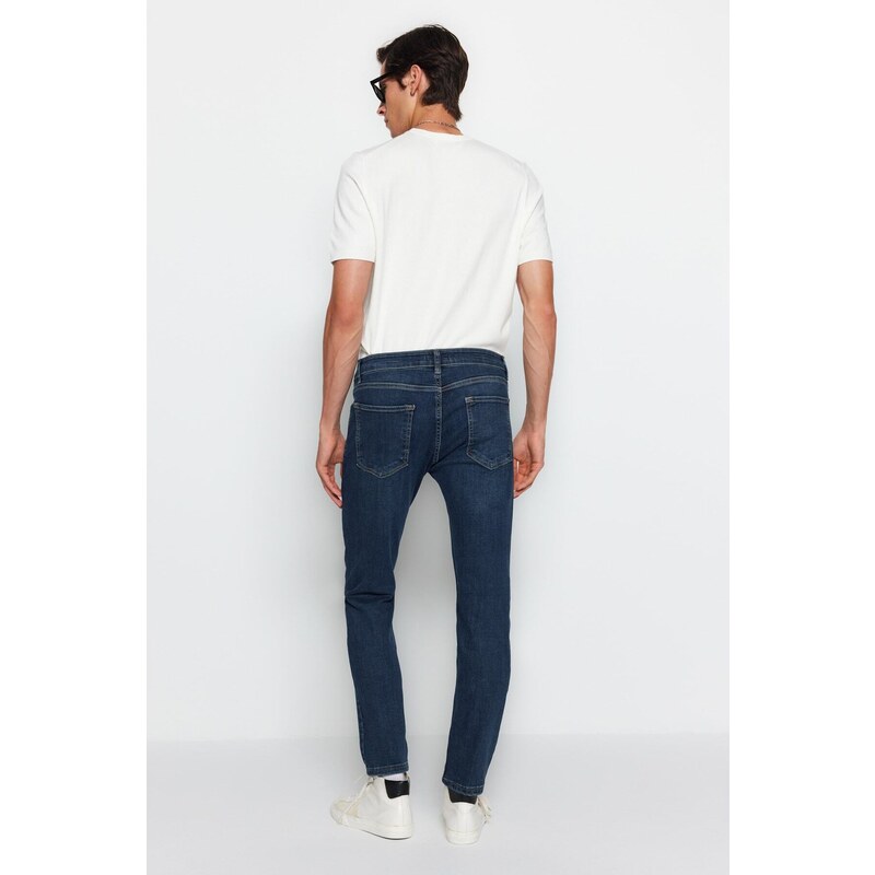 Trendyol Navy Blue Skinny Fit Jeans Denim Trousers