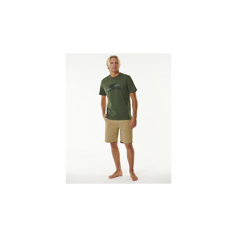 Tričko Rip Curl SEARCH TRIP TEE Dark Olive