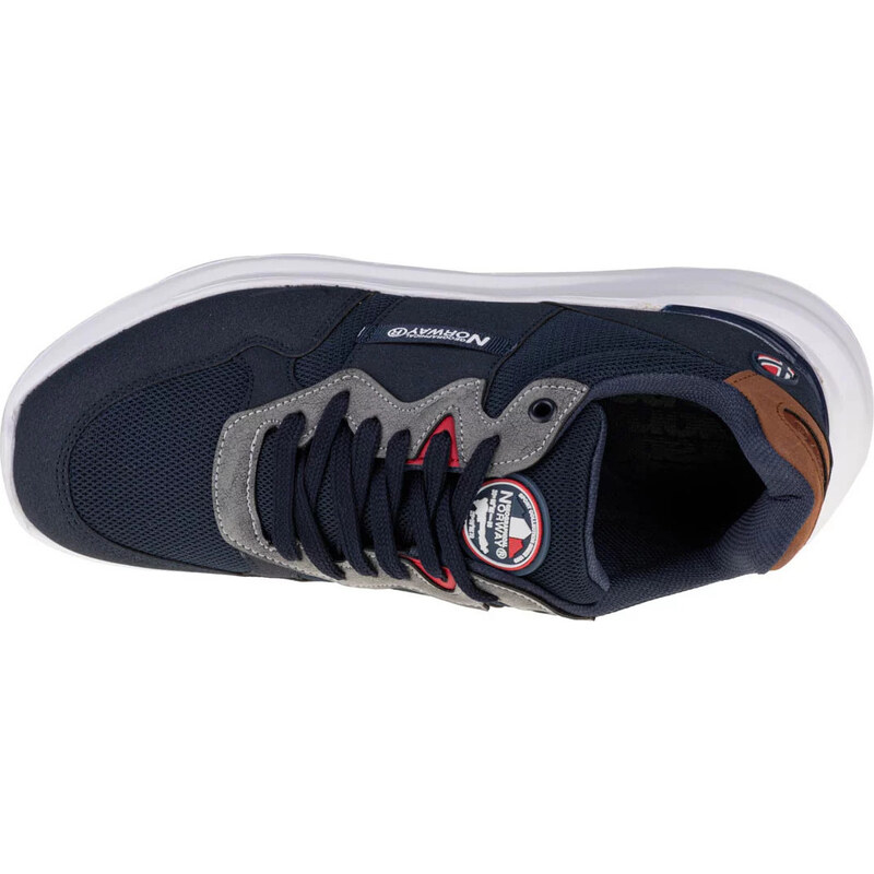 BASIC MODRÉ PÁNSKÉ TENISKY GEOGRAPHICAL NORWAY SHOES Tmavě modrá