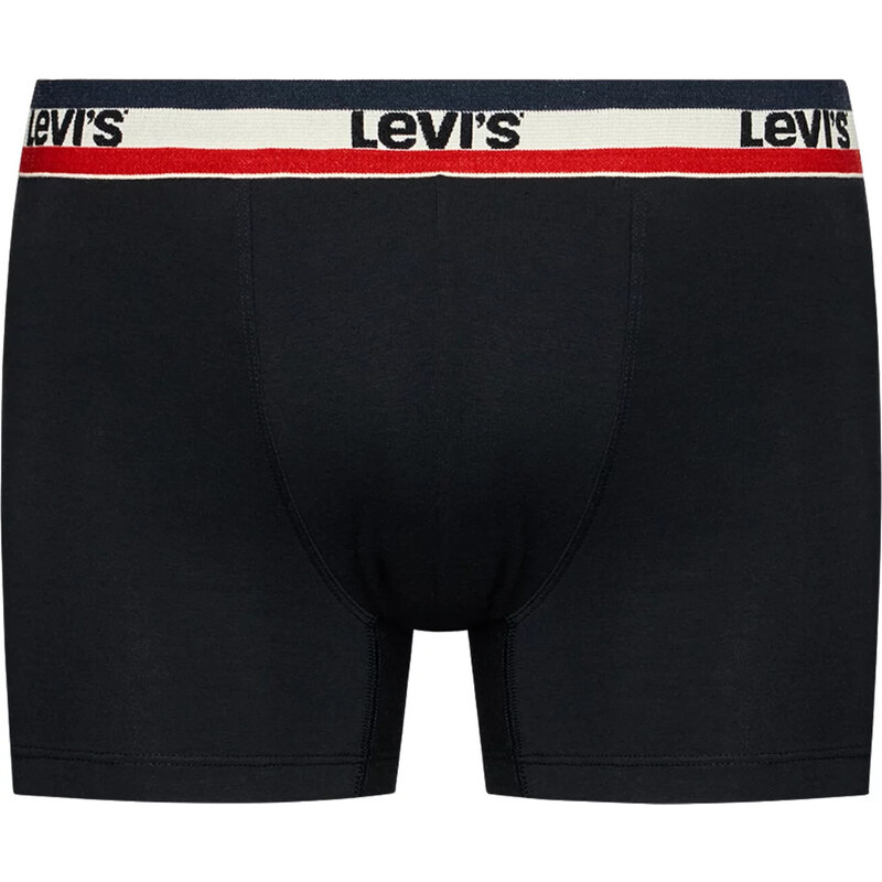 ČERNO-ŠEDÁ SADA BOXEREK LEVI'S BOXER 3 PAIRS BRIEFS Černá