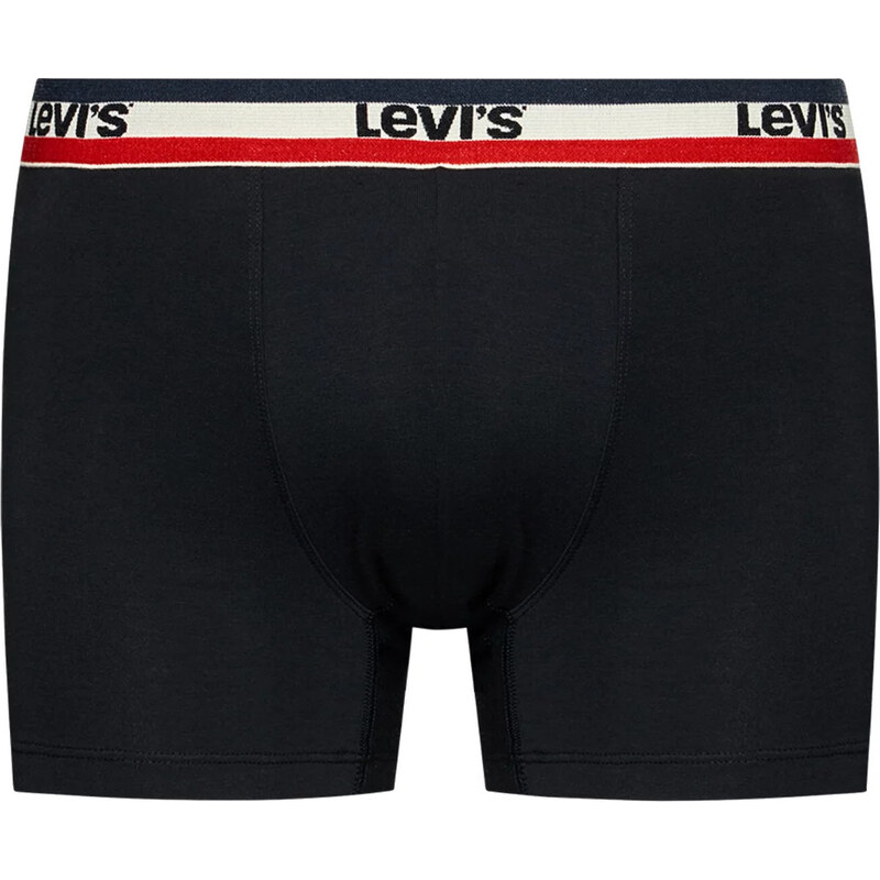 ČERNO-ŠEDÁ SADA BOXEREK LEVI'S BOXER 3 PAIRS BRIEFS Černá