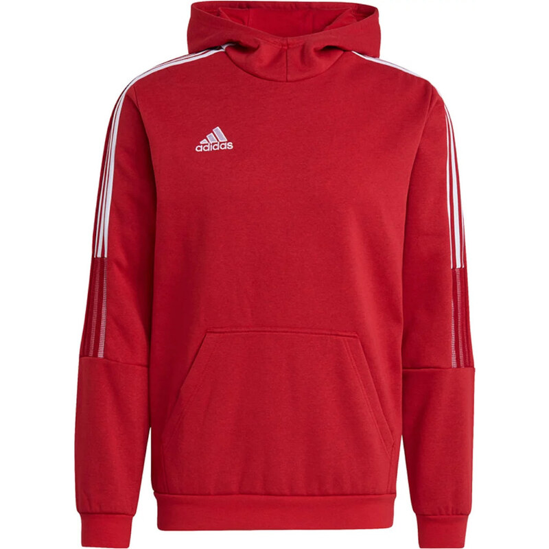 Červená pánská mikina adidas Tiro 21 Sweat Hoody