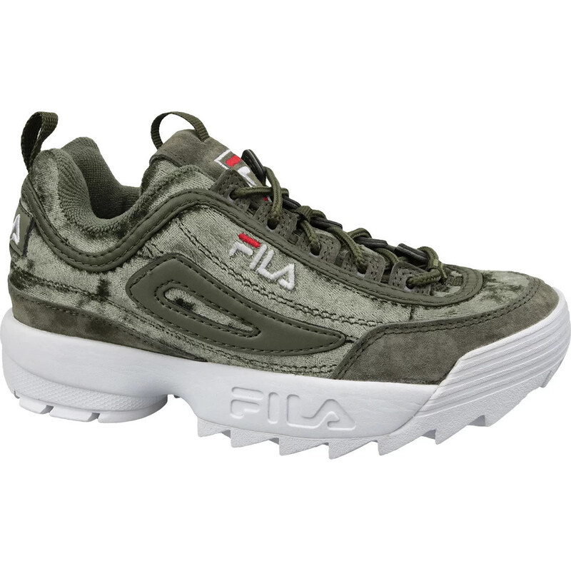 Khaki dámské tenisky Fila Disruptor S Wmn Low 1010555-50I