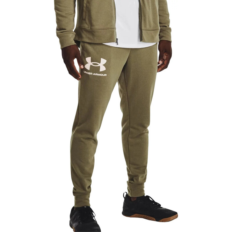 UNDER ARMOUR RIVAL TERRY JOGGERS Khaki