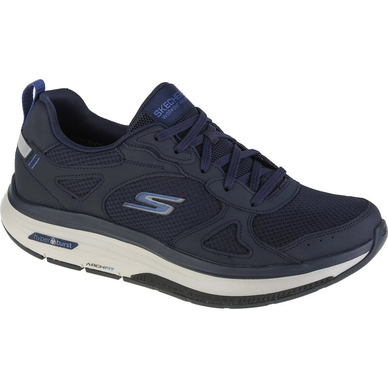 TMAVĚ MODRÉ PÁNSKÉ TENISKY SKECHERS GO WALK WORKOUT WALKER Tmavě modrá