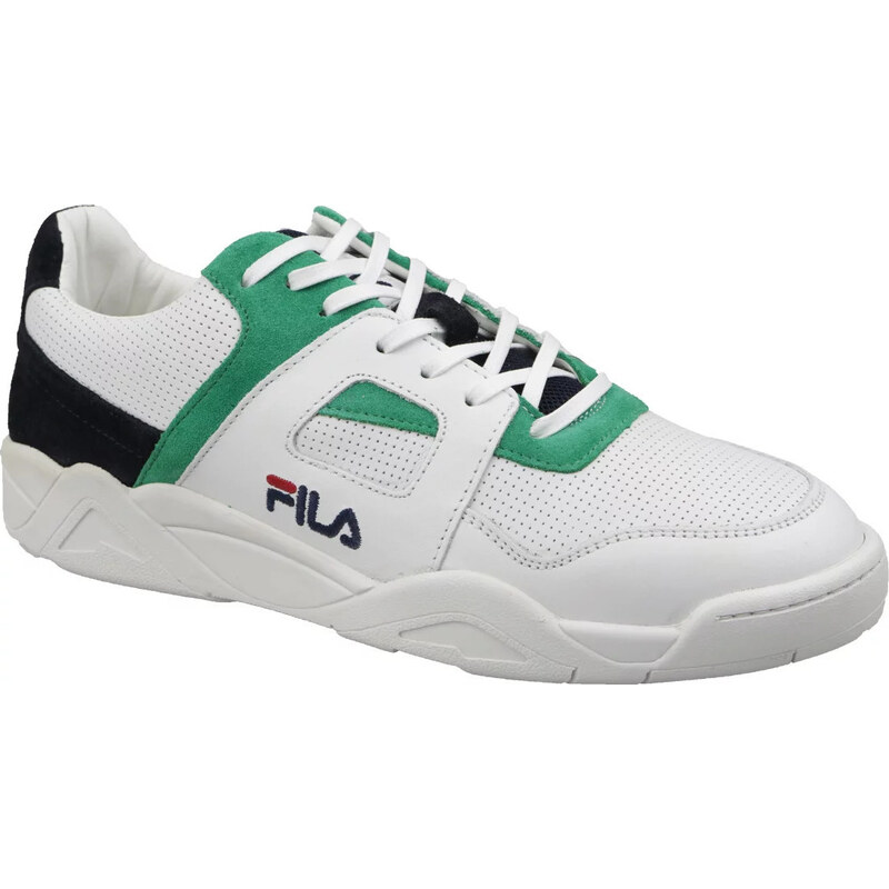Bílo-zelené pánské tenisky Fila Cedar CB Low Bílá 73435162