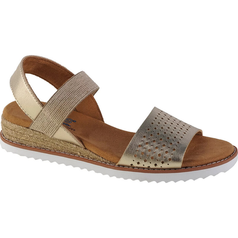 Zlaté dámské sandály Skechers Desert Kiss 113557-CHMP