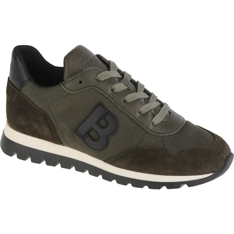 HUGO BOSS KHAKI CHLAPECKÉ TENISKY BOSS TRAINERS