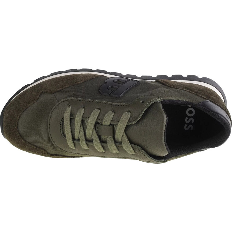 HUGO BOSS KHAKI CHLAPECKÉ TENISKY BOSS TRAINERS