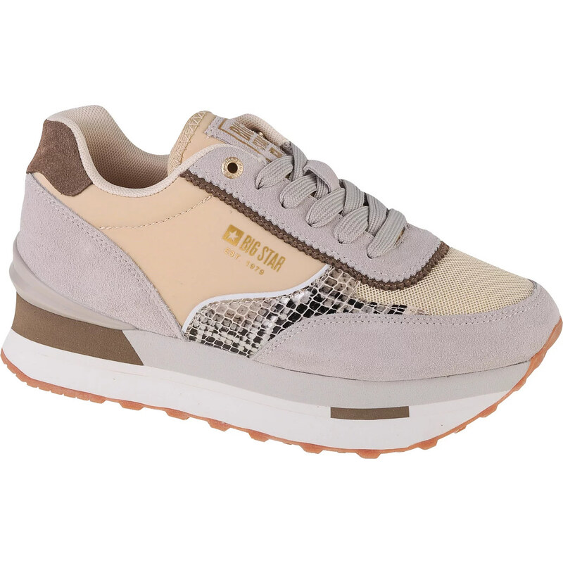 Béžové dámské tenisky Big Star Shoes LL274364 Béžová 78897407