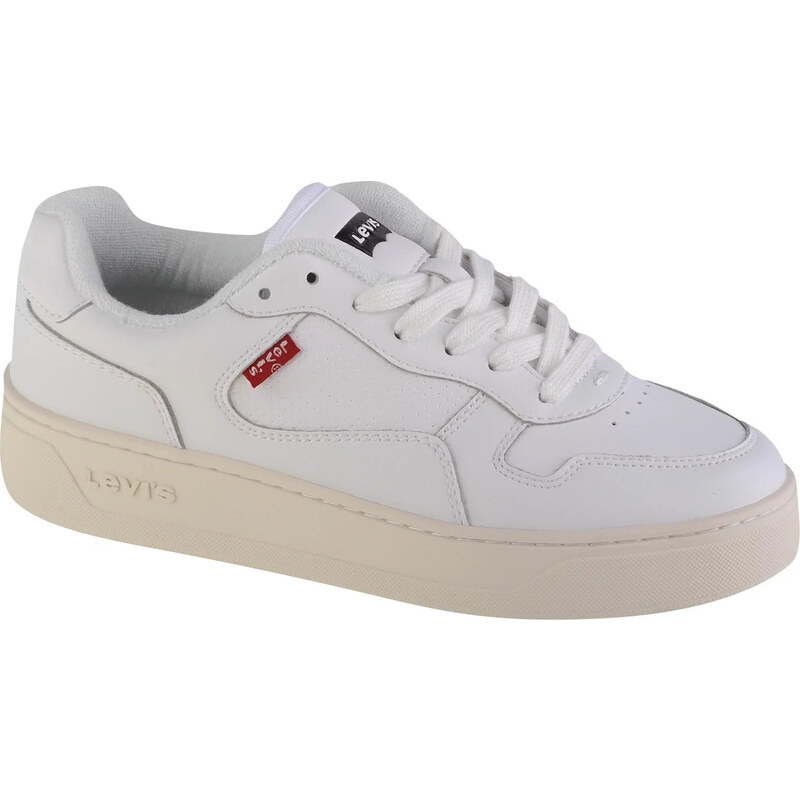 Bílé dámské tenisky Levis Glide S Bílá