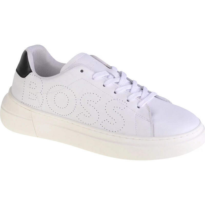 HUGO BOSS BÍLÉ CHLAPECKÉ TENISKY BOSS TRAINERS Bílá