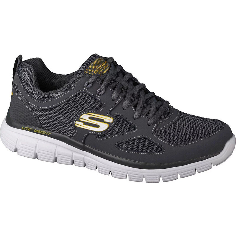 Tmavě šedé tenisky Skechers Burns Agoura Šedá