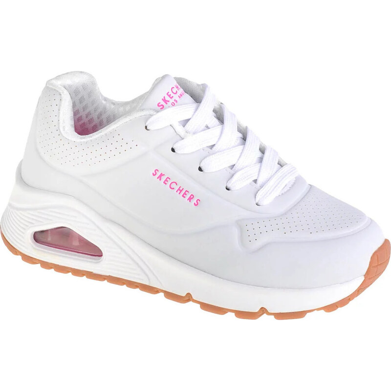 Bílé dívčí tenisky Skechers Uno Stand On Air Bílá