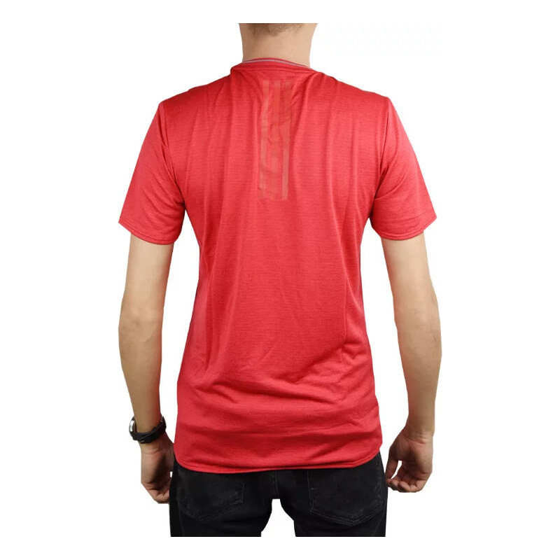 ČERVENÉ PÁNSKÉ TRIČKO ADIDAS SUPERNOVA SHORT SLEEVE TEE M Červená