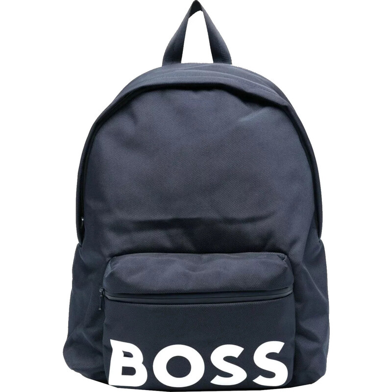 HUGO BOSS Modrý batoh BOSS Logo Backpack Tmavě modrá