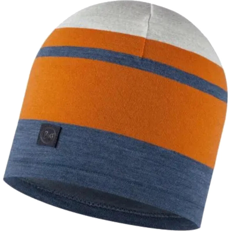 MODRO-HOŘČICOVÁ ČEPICE BUFF MERINO MOVE BEANIE