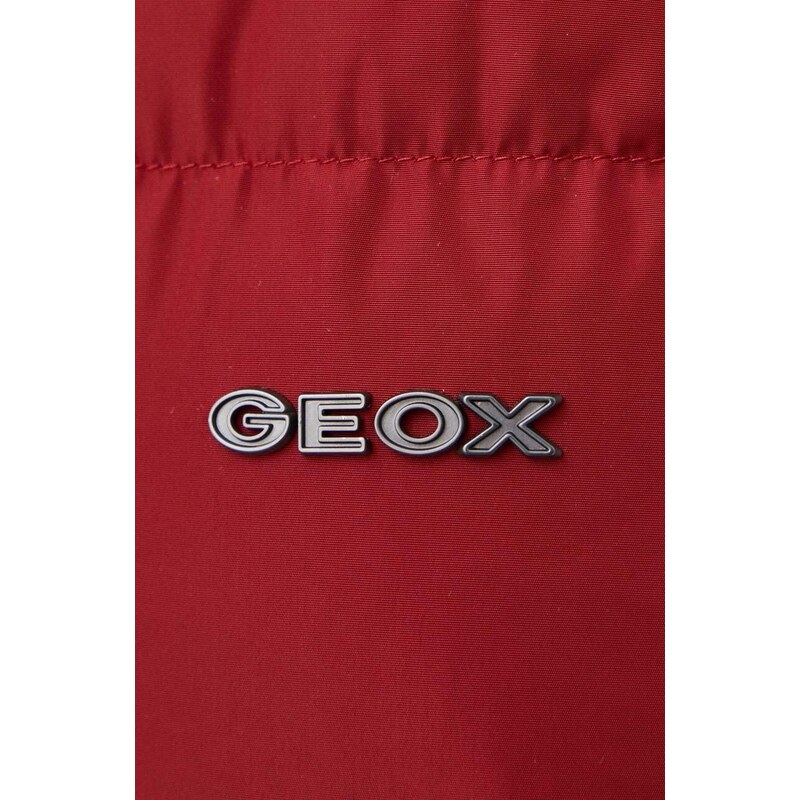 Bunda Geox HILSTONE pánská, červená barva, zimní