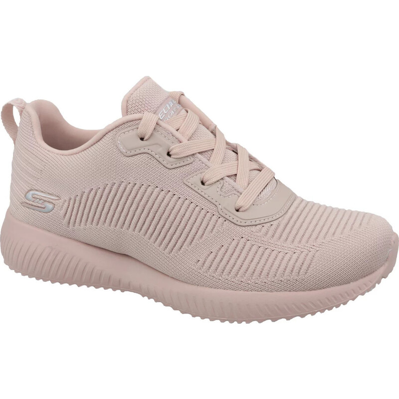 Pudrové dámské tenisky Skechers Bobs Squad Pudrová 108936060