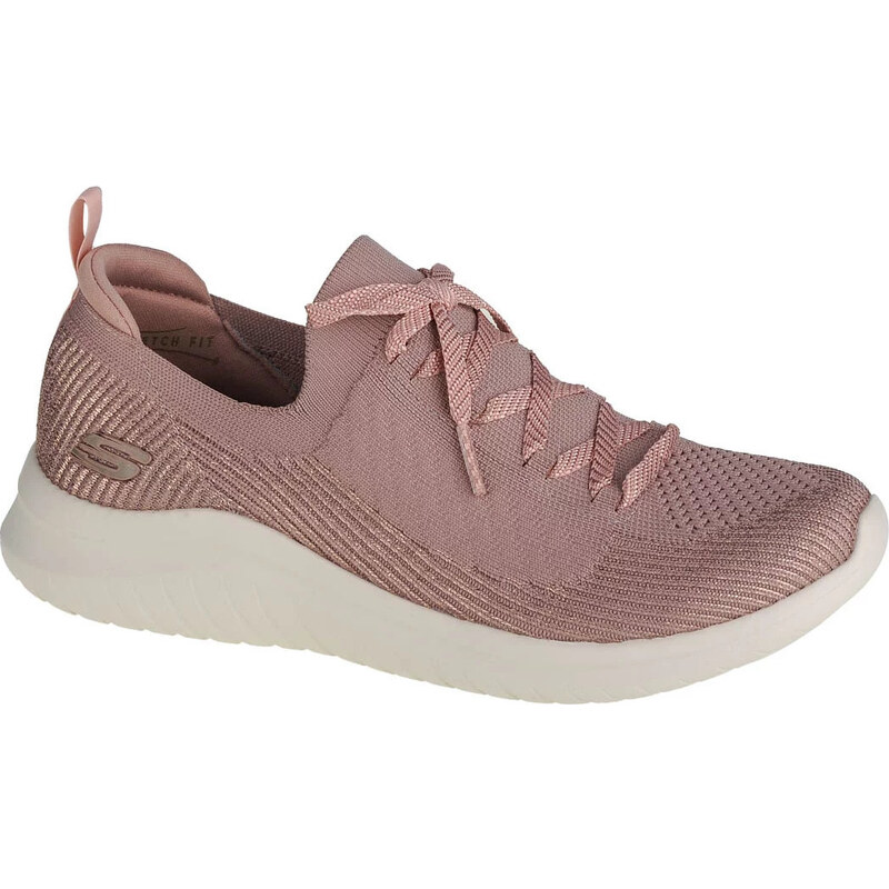 RŮŽOVÉ DÁMSKÉ TENISKY SKECHERS ULTRA FLEX 2.0-LASER FOCUS Pudrová