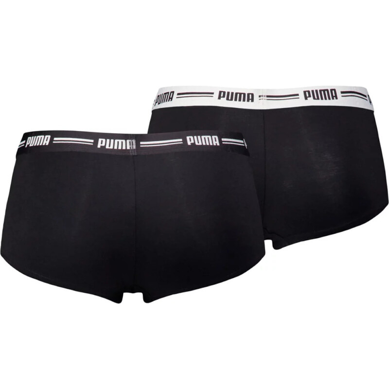 ČERNÝ SET KALHOTEK PUMA MINI SHORT 2 PACK Černá