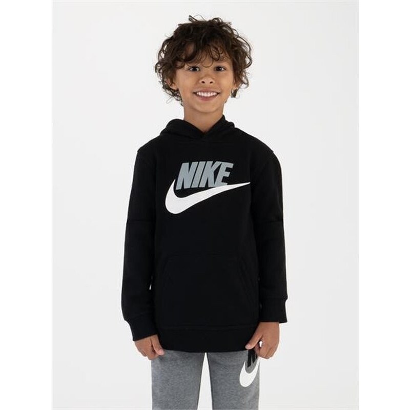 Nike kids club hbr pullover BLACK