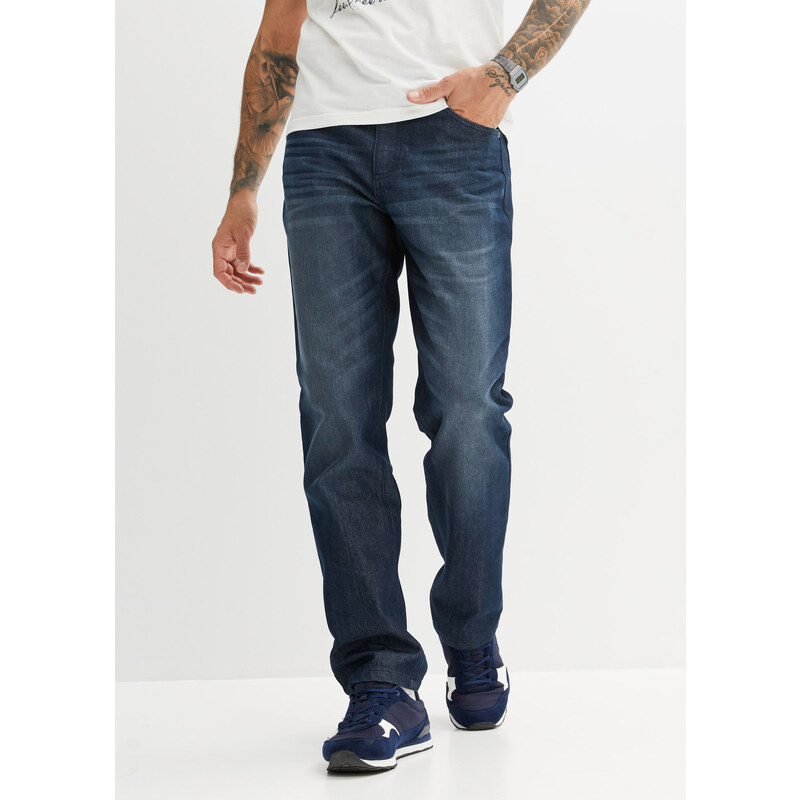 bonprix Džíny Classic Fit, Straight modrá Muž