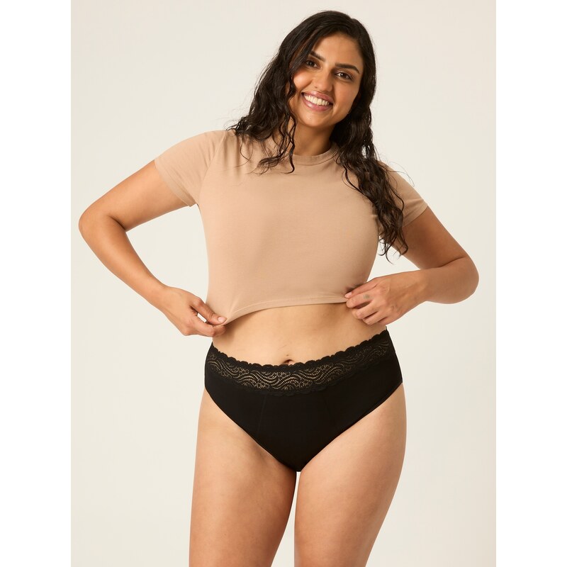 Menstruační kalhotky Modibodi Sensual Hi-Waist Bikini Maxi (MODI4042)