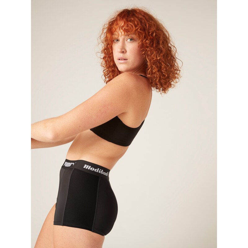 Menstruační kalhotky PUMA & Modibodi Active Boyshort Moderate-Heavy Dark (MODI4097) XS