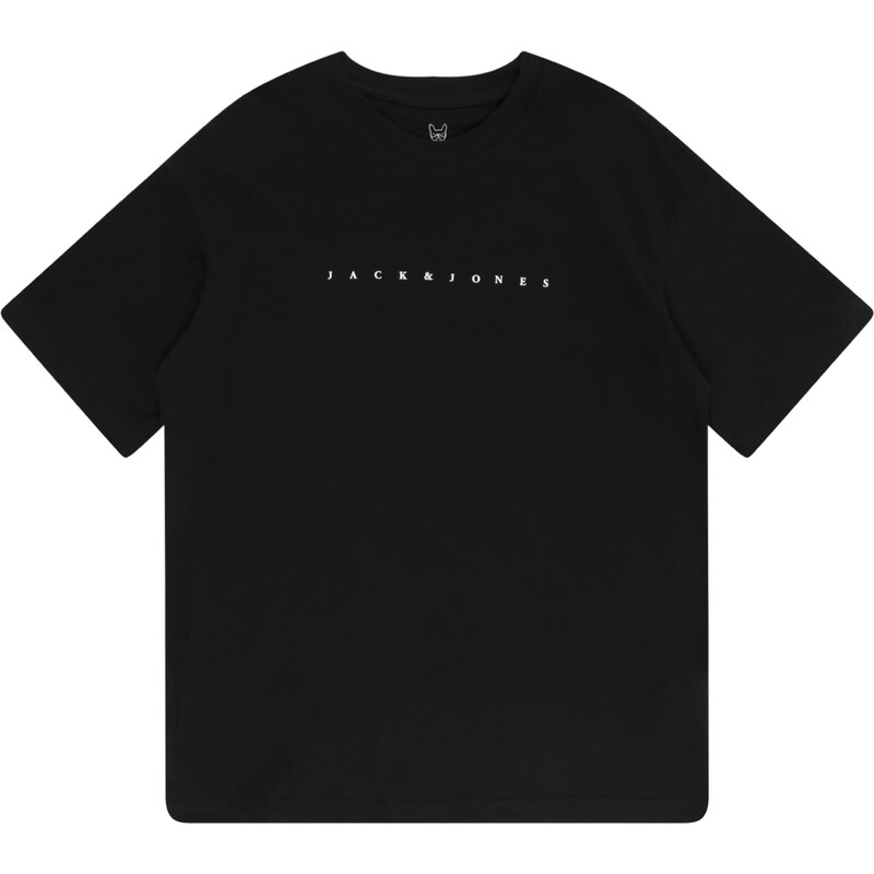 Jack & Jones Junior Tričko JJEStar černá / bílá