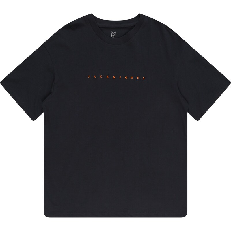 Jack & Jones Junior Tričko Star námořnická modř / oranžová
